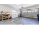 Spacious garage with workbench and storage at 6208 Country Club Way, Sarasota, FL 34243
