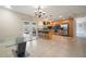 Spacious kitchen and breakfast nook with tiled flooring and stainless steel appliances at 7020 Oakview Cir, Tampa, FL 33634