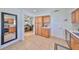 Bright kitchen with wooden cabinets and stainless steel appliances at 7491 Cedar Ne St, St Petersburg, FL 33702
