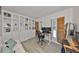 Comfortable home office with built-in storage and lots of natural light at 7491 Cedar Ne St, St Petersburg, FL 33702