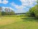 Lush green backyard offers ample space for outdoor activities and relaxation near the tranquil lake at 1804 Bella Casa Ct, Tampa, FL 33618