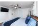 Bright bedroom offers a ceiling fan, a large window, and generous closet space at 1920 30Th E Ave, Bradenton, FL 34208