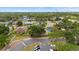 Community aerial view with a wide shot showing street layout, green spaces, and housing density at 3011 49Th S Ter, St Petersburg, FL 33712