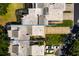 Overhead aerial of property boundary showing driveway and some surrounding foliage at 4207 Fairway Run, Tampa, FL 33618