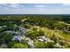 Aerial view of Fairway Townhouses nestled on a golf course with mature trees and pleasant landscaping at 4207 Fairway Run, Tampa, FL 33618