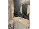 Modern bathroom with marble countertop and stylish fixtures at 607 Manchester Woods Dr # 84, Sun City Center, FL 33573