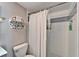 Updated bathroom with a shower featuring subway tile and modern fixtures at 7700 Sun Island S Dr # 107, South Pasadena, FL 33707