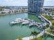 Condo features a marina with boat slips and quick access to waterfront amenities at 7700 Sun Island S Dr # 107, South Pasadena, FL 33707