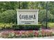 The welcoming community sign for Casablanca at Citrus Park, a Deed Restricted Community at 8901 Casablanca Way, Tampa, FL 33626