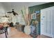 Inviting porch with tile flooring, ample seating, and decorative accents at 921 24Th N Ave, St Petersburg, FL 33704