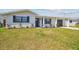 Charming single-story home featuring a well-maintained lawn, attached garage, and a welcoming front entrance at 13617 Frances Ave, Hudson, FL 34667