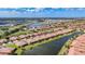 Extensive aerial view of a Primary-planned community with ponds, landscaping and roadways at 146 Shell Falls Dr, Apollo Beach, FL 33572