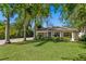 Charming home with a well-manicured lawn, lush greenery, and mature trees offering curb appeal at 207 S Coolidge Ave, Tampa, FL 33609