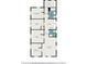 Detailed floor plan showcasing the layout and dimensions of the home, including bedrooms, living spaces, and bathrooms at 2317 W Chestnut St, Tampa, FL 33607