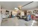 Spacious garage with plenty of storage and room for tools and equipment at 334 Northway Dr, Sun City Center, FL 33573