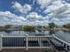 Enjoy outdoor living on this balcony with a canal view and a grill, great for relaxation and entertaining at 4116 Diaz Ct, Hernando Beach, FL 34607