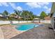 The backyard includes a pool, spa, tasteful landscaping and a gazebo for entertaining at 5189 Brackenwood Dr, Spring Hill, FL 34609