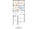Detailed floor plan showcasing the layout of the house, including bedrooms, bathrooms, kitchen, and living room at 5400 9Th N Ave, St Petersburg, FL 33710
