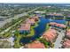 Aerial view showcasing the property's prime location by the water and surrounding amenities at 6 Academy S Way # 23A, St Petersburg, FL 33711