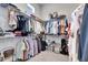 Spacious walk-in closet with custom shelving, offering ample storage space at 706 Manns Harbor Dr, Apollo Beach, FL 33572
