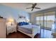 Relaxing bedroom suite featuring water views, a large bed, and matching nightstands at 7872 Sailboat Key S Blvd # 404, South Pasadena, FL 33707