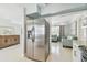 Bright living area featuring modern appliances and decor at 827 Virginia St, Dunedin, FL 34698