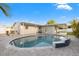 The pool and backyard of this home offer an ideal spot for relaxation and entertainment at 8801 Sunlit Cove Ne Dr, St Petersburg, FL 33702
