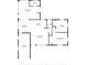 Detailed floor plan showing the layout of rooms with dimensions, including the kitchen and bedrooms at 8801 Sunlit Cove Ne Dr, St Petersburg, FL 33702