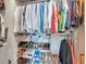 Walk-in closet with ample storage, shelving, and rod space at 912 Channelside Dr # 2501, Tampa, FL 33602