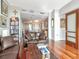 Cozy living room featuring hardwood floors and easy access to the kitchen at 912 Channelside Dr # 2501, Tampa, FL 33602