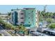 View of street including greenery, building, and train tracks at 912 Channelside Dr # 2501, Tampa, FL 33602