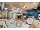 Stylish living space with an open concept, concrete ceilings, kitchen and modern furnishings at 101 N 12Th St # 206, Tampa, FL 33602