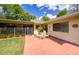 Backyard patio area offers an outdoor dining space at 12024 Stone Crossing Cir, Tampa, FL 33635
