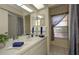 Bright bathroom with a single sink, updated fixtures, and stylish design touches for a refreshing experience at 12024 Stone Crossing Cir, Tampa, FL 33635
