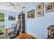 Inviting office with a large bookshelf and ample natural light at 1226 Serpentine S Dr, St Petersburg, FL 33705