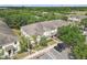 Overhead view of the property highlighting its well-maintained grounds and residential buildings at 12937 Trade Port Pl, Riverview, FL 33579