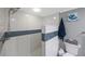 Updated bathroom shower with ceramic tile and modern shower head at 14649 Seminole Trl # 5, Seminole, FL 33776