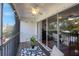 Covered patio with ceiling fan, outdoor seating, and views of the backyard at 14649 Seminole Trl # 5, Seminole, FL 33776