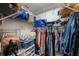 Walk-in closet with hanging racks and shelving for optimal storage at 14649 Seminole Trl # 5, Seminole, FL 33776
