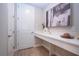 Desk area featuring white stone countertop at 16913 Clear Cork Dr, Wimauma, FL 33598
