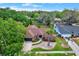 Charming single-story home boasts a manicured lawn, stone accents, and a welcoming circular driveway at 1807 Tawnee Pl, Brandon, FL 33510