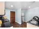 A compact kitchen with stainless steel appliances and light-colored cabinets at 215 Central Ave # 4F, St Petersburg, FL 33701