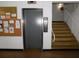 Hallway features an elevator and stairs at 2449 Columbia Dr # 53, Clearwater, FL 33763