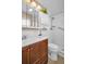 Modern bathroom features walk-in shower, vanity, and neutral finishes at 3800 101St N Ter # 3800, Pinellas Park, FL 33782