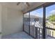 Screened-in patio, perfect for enjoying the outdoors, featuring access to outside staircase at 3803 Cortez Cir # C, Tampa, FL 33614