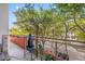 Balcony view with outdoor decor and green trees at 475 2Nd N St # 201, St Petersburg, FL 33701