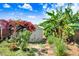 Backyard with lush, mature landscaping, and a storage shed at 6154 36Th N Ave, St Petersburg, FL 33710