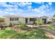 Attractive single-story home with an inviting front yard featuring lush landscaping and mature trees at 6154 36Th N Ave, St Petersburg, FL 33710