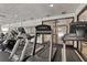 Community gym with treadmills and cardio equipment, offering a convenient fitness option for residents at 7094 Fairway Bend Cir # 7094, Sarasota, FL 34243