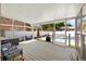 Screened-in patio overlooking the swimming pool and backyard at 7134 2Nd N St, St Petersburg, FL 33702